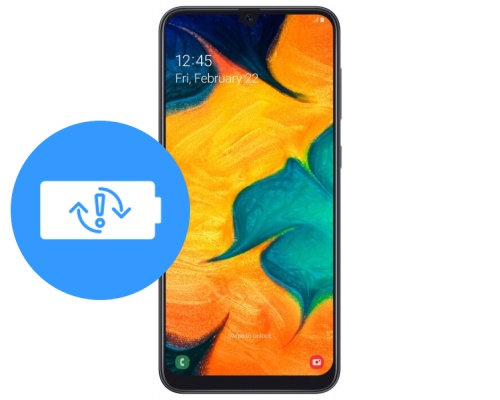 Замена аккумулятора (батареи) Samsung Galaxy A30